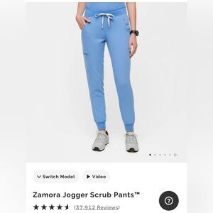 Figs Zamora Jogger Ceil Blue Small